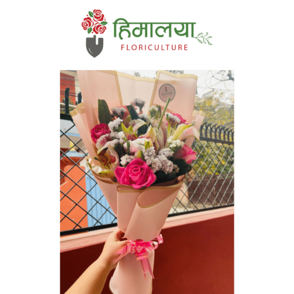 Mixed flowers bouquet (Lily Bouquet)